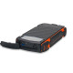 Повербанк с солнечной панелью 30000mAh Power Bank Kraft TPB-1830SLP Orange 18W QC2.0 LED-фонарь