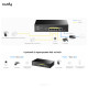 PoE-комутатор 6-портовий некерований Cudy GS1005PTS1 4 порти PoE+ SFP-порт гігабітний 120W