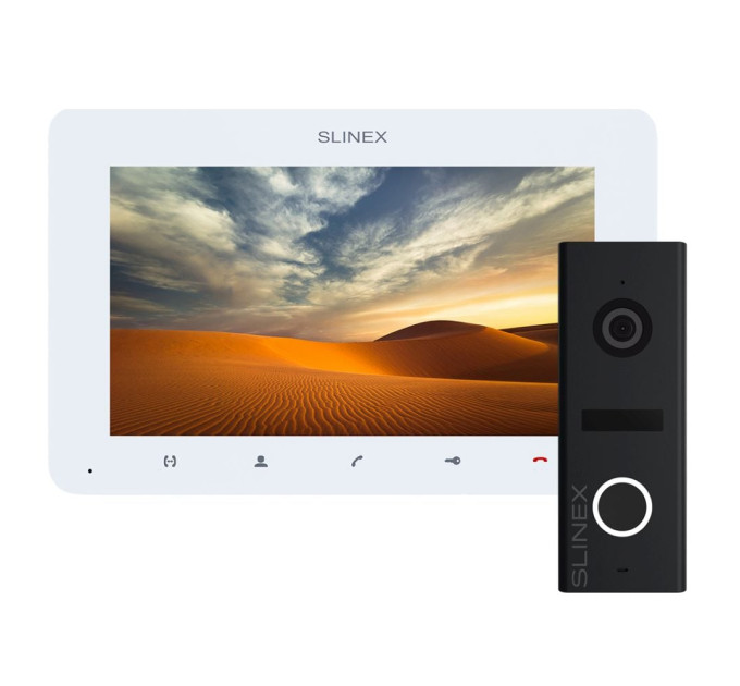 Комплект видеодомофона Slinex SM-07MHD White + ML-17HD Black Комплект видеодомофона Slinex SM-07MHD White + ML-17HD Black