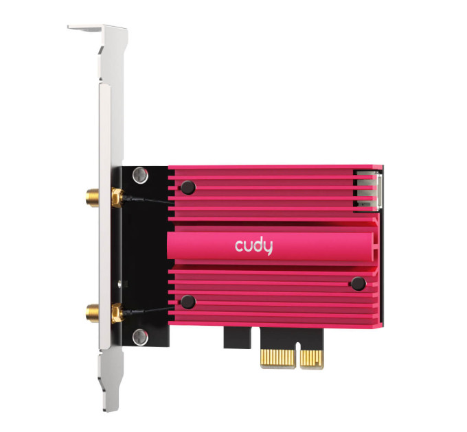 Адаптер WiFi 6E Cudy WE4000 AX5400 PCI Express трехдиапазонный с Bluetooth 5.2