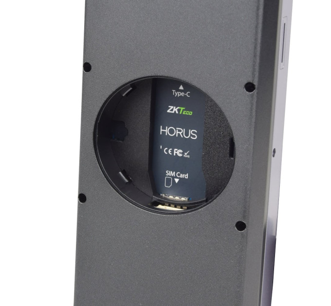 Біометричний термінал контролю доступу з WiFi ZKTeco Horus E1-FP [ID] ADMS з розпізнаванням облич, відбитків пальців і зчитувачем Mifare
