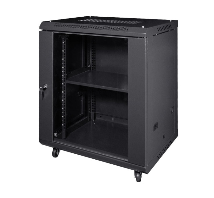 Коммутационный шкаф NVC-12U/600x450x640 Black Коммутационный шкаф NVC-12U/600x450x640 Black
