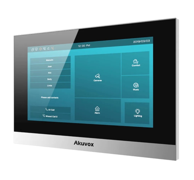 Відеодомофон 7” Akuvox C313N Silver SIP Linux
