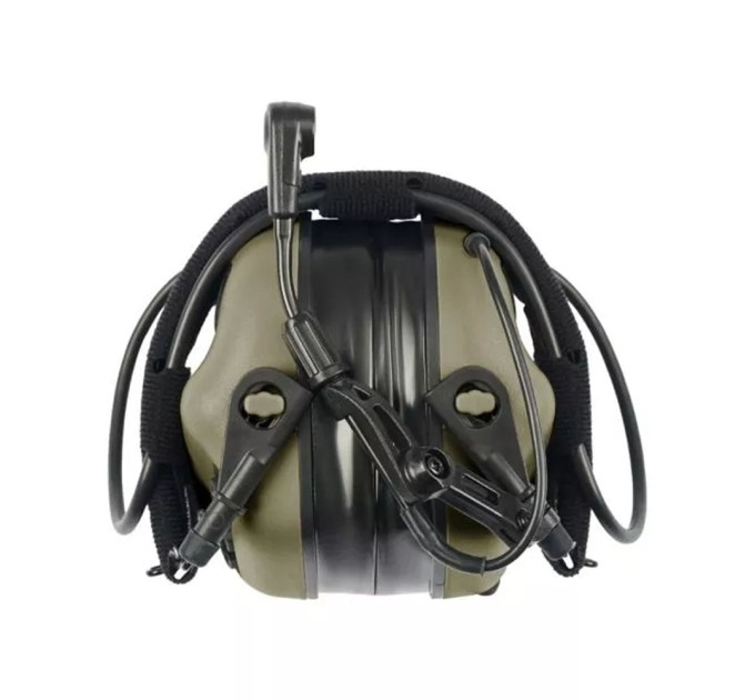 Активні захисні навушники Earmor M32 Plus (FG) Olive з гарнітурою