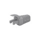 Чохол ізолюючий для роз'єму RJ-45 Cat.5/Cat.6, (N) ПВХ сірий, 100 шт.