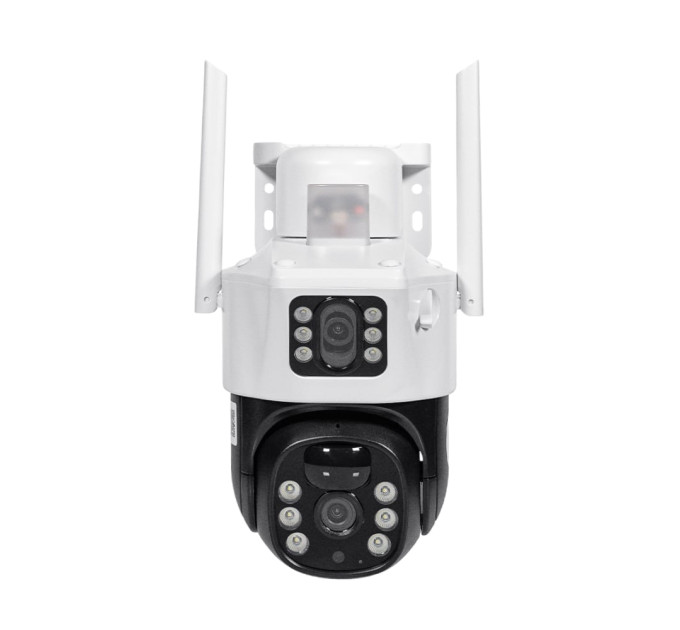 IP PTZ-відеокамера автономна з 4G та сонячною панеллю 2Mp+2Mp Light Vision VLC-9192IG/2C (Solar) White f=4mm, на акумуляторних батареях