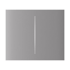 Кнопка Ajax CenterButton (2-gang) vertical fog/дымная для Ajax LightSwitch vertical