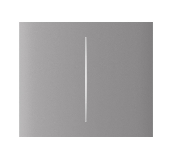 Кнопка Ajax CenterButton (2-gang) vertical fog/дымная для Ajax LightSwitch vertical