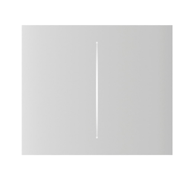Кнопка Ajax CenterButton (2-gang) vertical white/біла для Ajax LightSwitch vertical