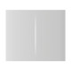 Кнопка Ajax CenterButton (2-gang) vertical white/біла для Ajax LightSwitch vertical