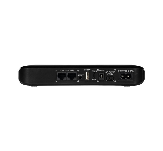 Джерело безперебійного живлення Mini UPS SKE POE-830P-LFP 20000mAh 5V/9V/12V/24V/PoE, LiFePo4 4*5Ah, для роутера і медіаконвертера