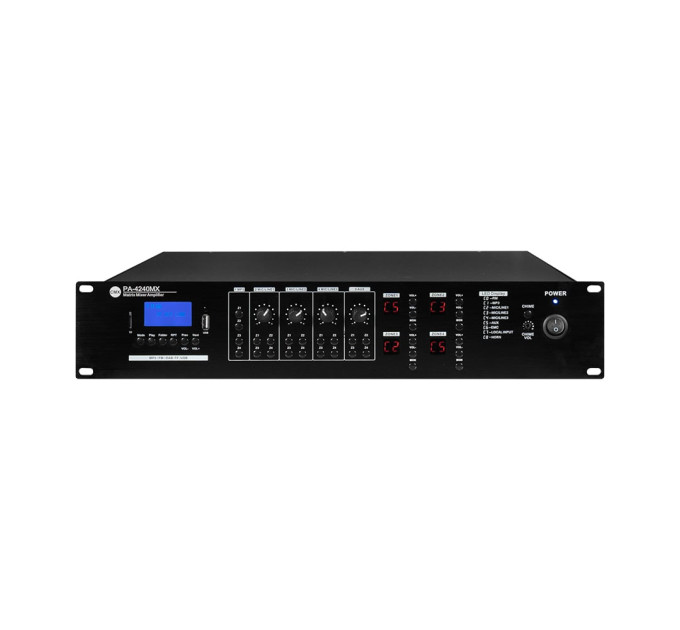 Матричный микширующий усилитель CMX PA-4240MX, 4 зоны, 19"