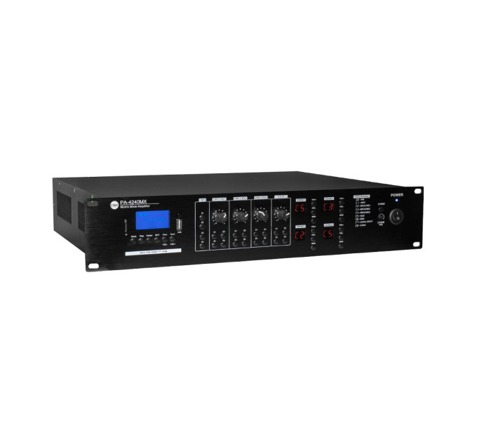Матричный микширующий усилитель CMX PA-4240MX, 4 зоны, 19"