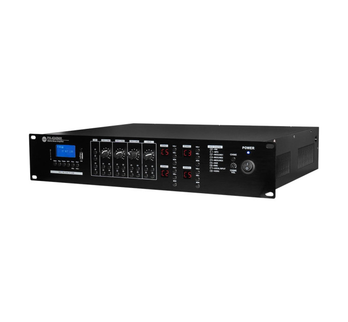 Матричный микширующий усилитель CMX PA-4240MX, 4 зоны, 19"