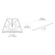Кріплення перехідника для труб Starlink Standard Pipe Adapter до Starlink Gen3 REV4