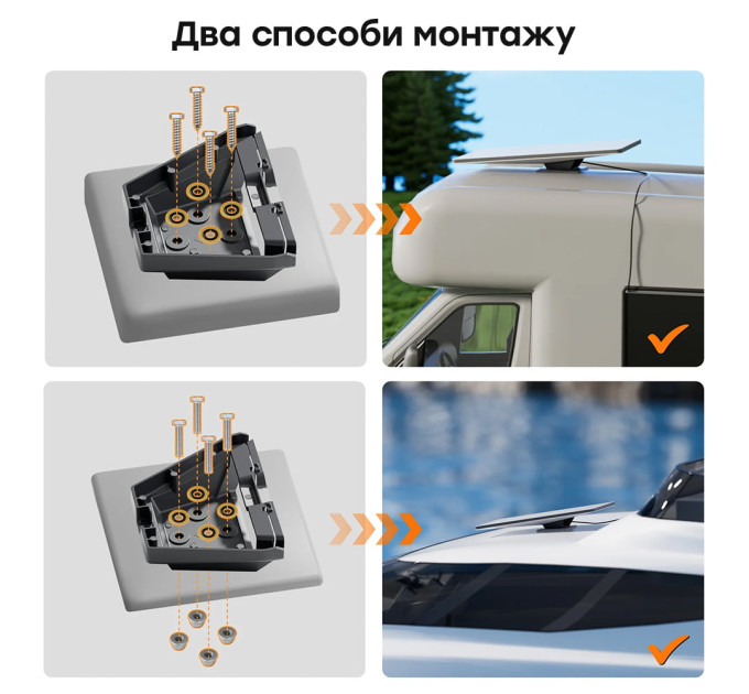 Крепление для транспортных средств Starlink Standard Mobility Mount для Starlink Gen3 REV4