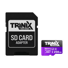 Карта памяти Trinix 256GB miсroSDXC с SD-адаптером U3 V30 A1