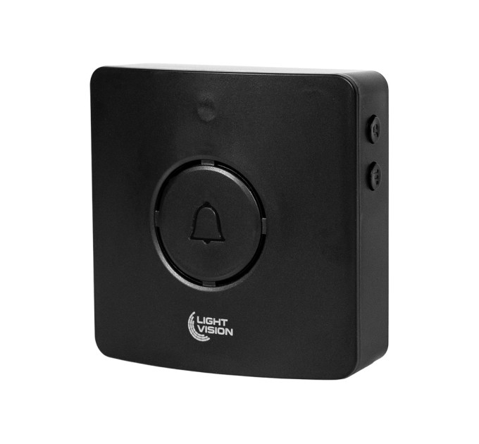 Дверний WiFi дзвінок Light Vision VLC-DR10T(Tuya) Black з ІЧ-датчиком руху