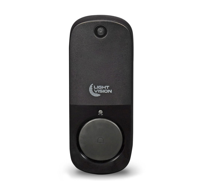 Дверний WiFi дзвінок Light Vision VLC-DR10T(Tuya) Black з ІЧ-датчиком руху