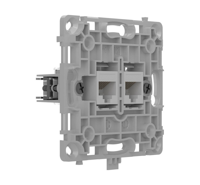 Механізм розетки Ajax OutletCore (LAN) White для інтернет-розетки Outlet (LAN)