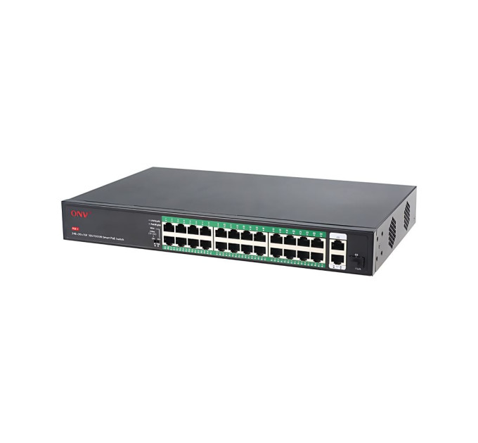 PoE-коммутатор неуправляемый 27-портовый ONV ONV-H1024PFD с 24 портами PoE PoE-коммутатор неуправляемый 27-портовый ONV ONV-H1024PFD с 24 портами PoE