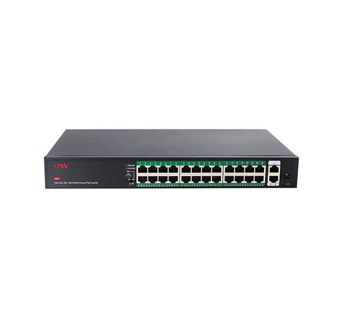 PoE-коммутатор неуправляемый 27-портовый ONV ONV-H1024PFD с 24 портами PoE