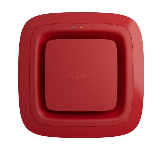Бездротовий адресний пожежний оповіщувач звуковий Ajax EN54 FireProtect (Sounder) Jeweller Red