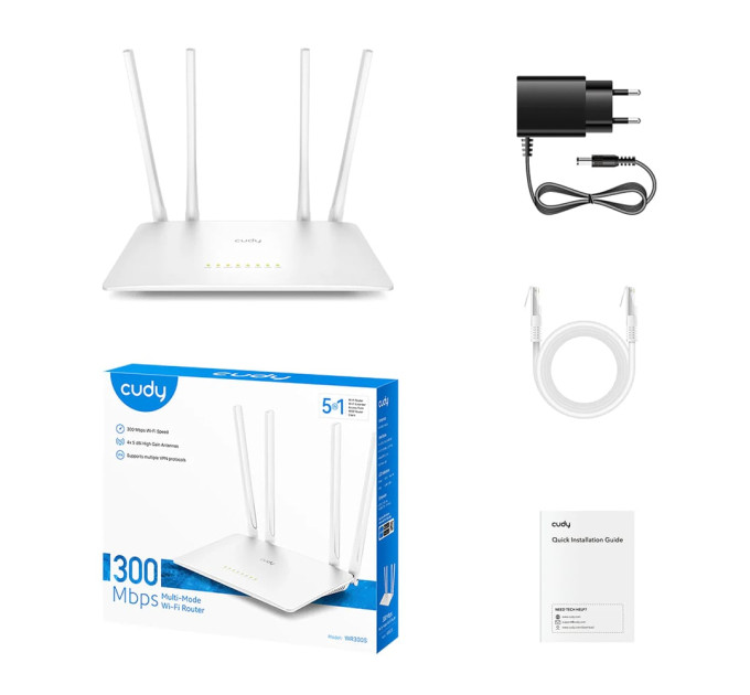 WiFi маршрутизатор Cudy WR300S