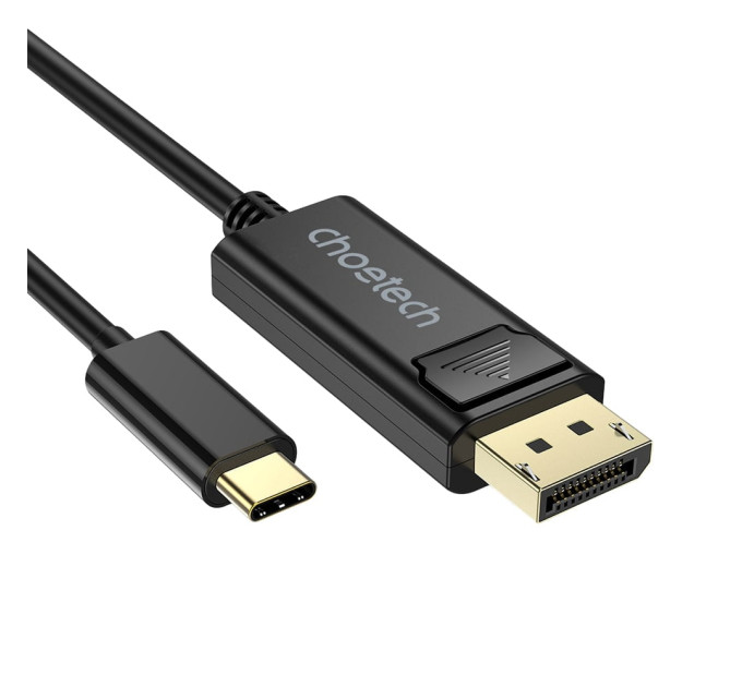 Кабель Choetech XCP-1801 Black USB-C to DisplayPort 8K@60Hz 1.8m
