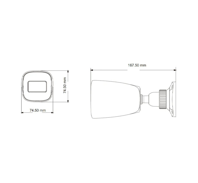 IP-відеокамера 2Mp TVT TD-9421S3BL (D/PE/AR1) f=2.8mm