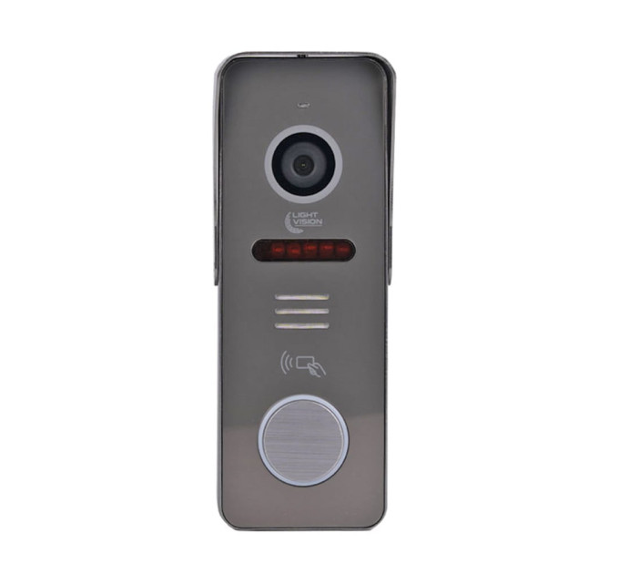 Відеопанель Light Vision RIO FHD(RF) Grey зі зчитувачем Mifare