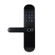 Замок биометрический автономный Trinix TRL-5103BTF Black Left с Bluetooth, считывателем отпечатков пальцев и карт Mifare
