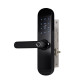 Замок биометрический автономный Trinix TRL-5103BTF Black Left с Bluetooth, считывателем отпечатков пальцев и карт Mifare