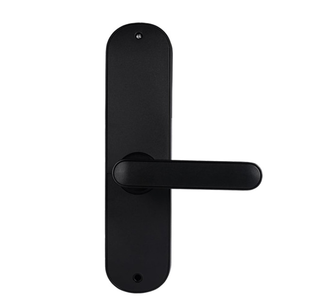Замок биометрический автономный Trinix TRL-5103BTF Black Left с Bluetooth, считывателем отпечатков пальцев и карт Mifare
