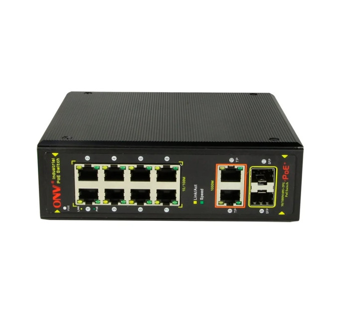 PoE-коммутатор 10-портовый ONV-IPS7108PF Combo ports PoE-коммутатор 10-портовый ONV-IPS7108PF Combo ports