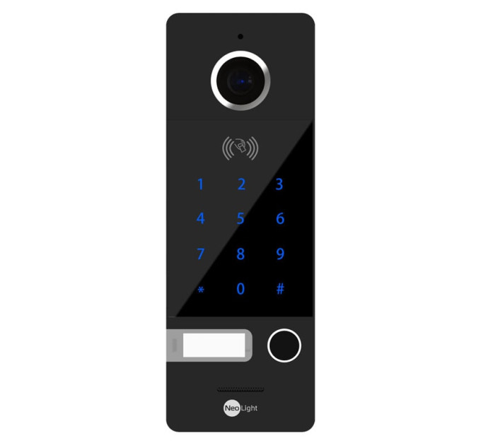 Видеопанель OPTIMA ID KEY FHD BLACK Neolight Видеопанель OPTIMA ID KEY FHD BLACK Neolight