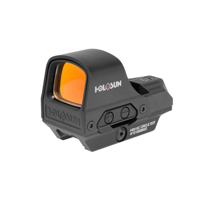 Коліматорний приціл Holosun HS510C 2MOA/65MOA red dot мультиприцільна сітка, із сонячною батареєю Коліматорний приціл Holosun HS510C 2MOA/65MOA red dot мультиприцільна сітка, із сонячною батареєю