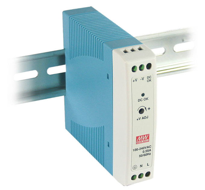 Блок живлення MDR-20-12 Mean Well на DIN-рейку