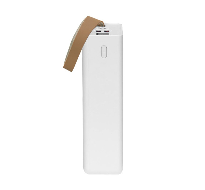 Повербанк 20000mAh Power Bank Kraft KPB-2320FCL White 22.5W QC3.0 LED-фонарь