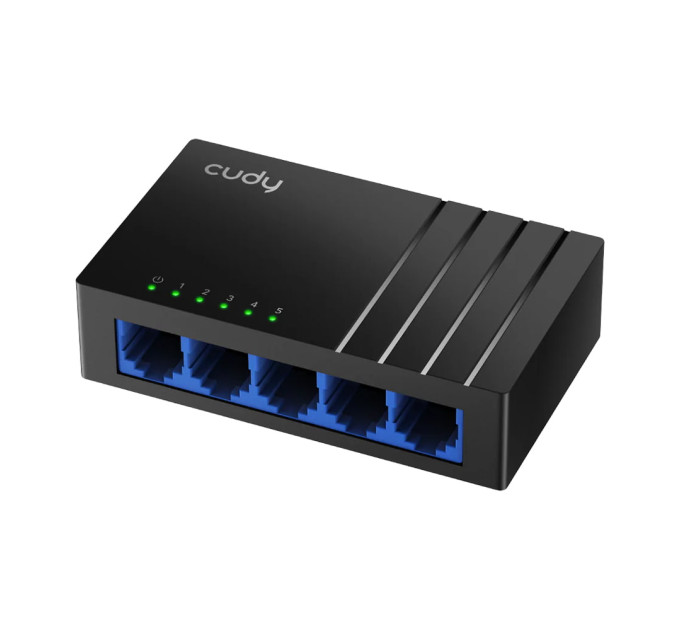 Коммутатор 5-портовый неуправляемый Cudy GS105D гигабитный Коммутатор 5-портовый неуправляемый Cudy GS105D гигабитный