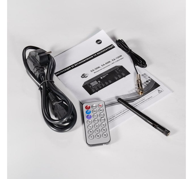 Мікшуючий підсилювач CMX EA-120W, 1 зона, Wi-Fi