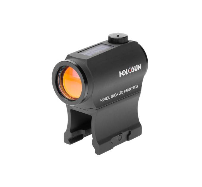 Коллиматорный прицел Holosun HS403C 2MOA red dot с солнечной батареей