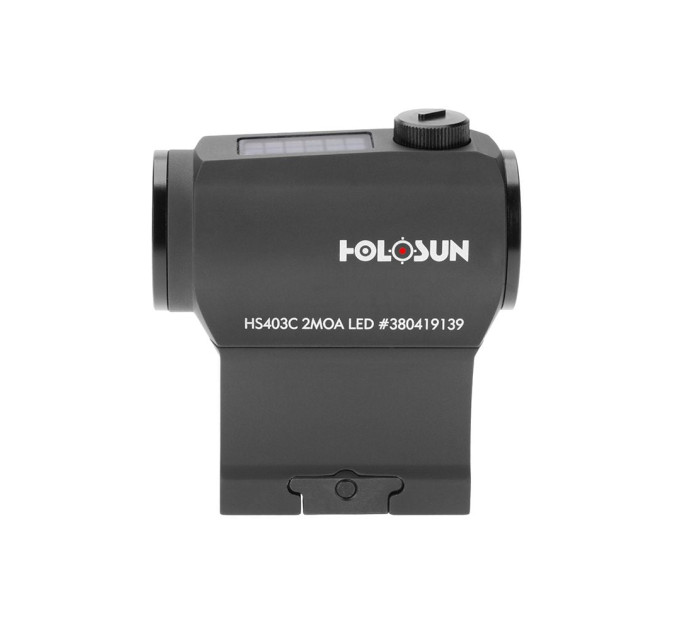 Коллиматорный прицел Holosun HS403C 2MOA red dot с солнечной батареей