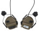 Активные защитные наушники Earmor M31H MARK3 ARC (CB) Coyote Brown с креплением на шлем