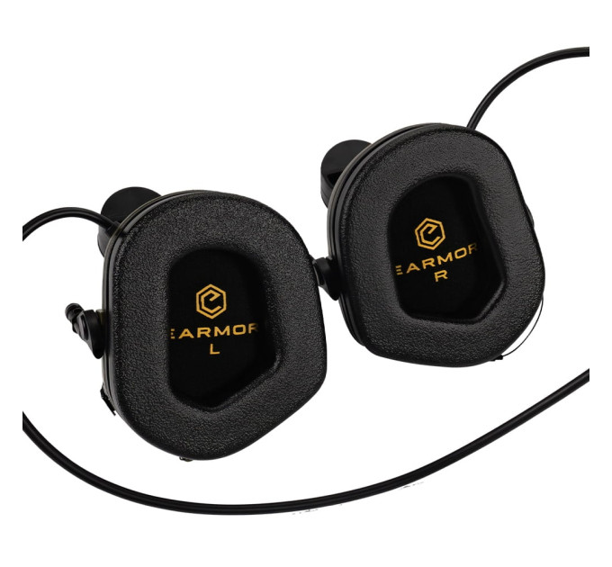 Активные защитные наушники Earmor M31H MARK3 ARC (CB) Coyote Brown с креплением на шлем