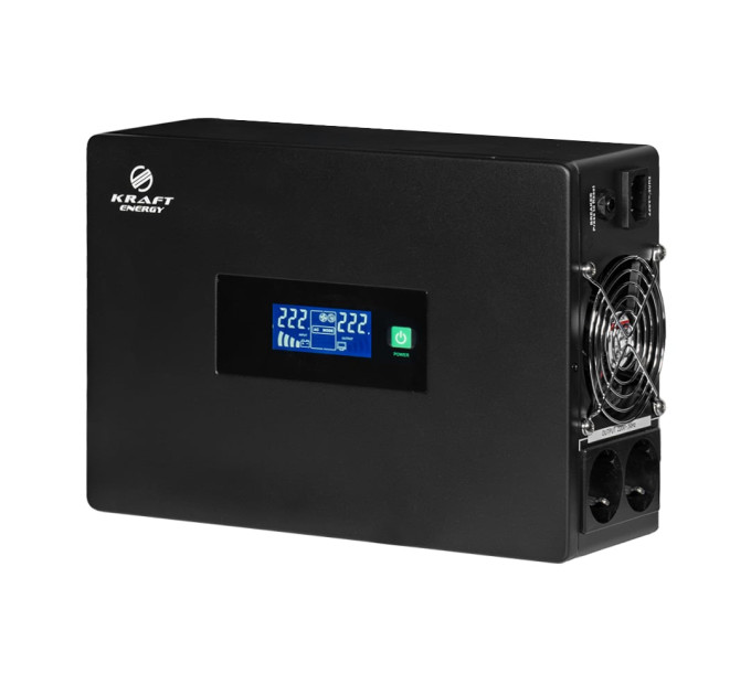 Высокочастотный инвертор 600VA/600W Kraft KRF-SAVR600VA/600W-12V под внешний аккумулятор Высокочастотный инвертор 600VA/600W Kraft KRF-SAVR600VA/600W-12V под внешний аккумулятор