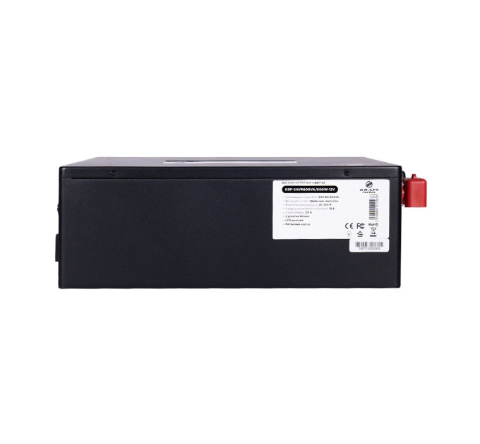 Высокочастотный инвертор 600VA/600W Kraft KRF-SAVR600VA/600W-12V под внешний аккумулятор