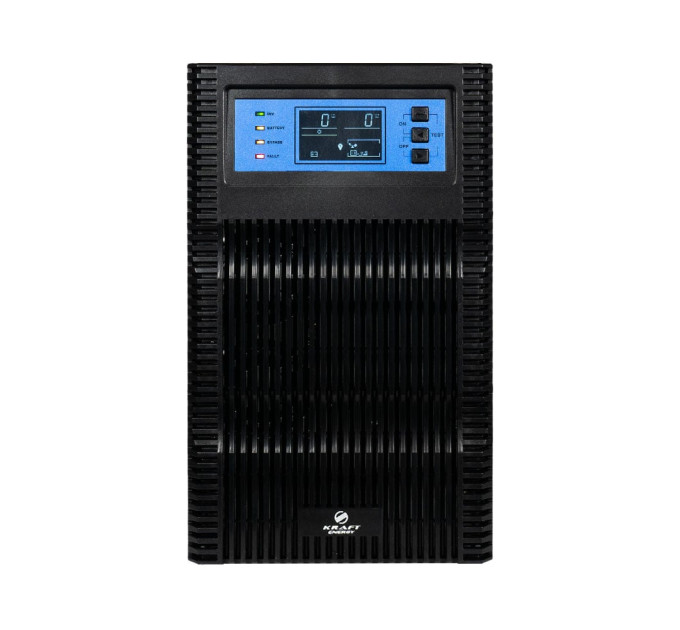 Источник бесперебойного питания Kraft KRF-T3000VA/3000W(LCD) Pro Online UPS со встроенными аккумуляторными батареями
