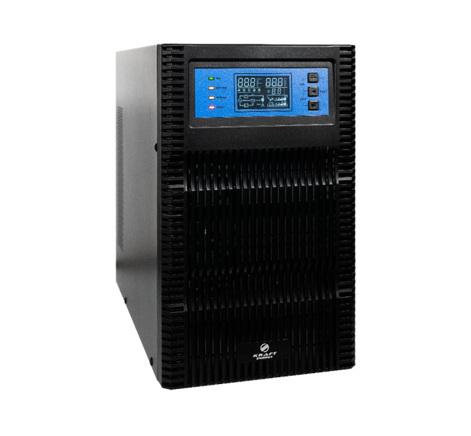 Источник бесперебойного питания Kraft KRF-T3000VA/3000W(LCD) Pro Online UPS со встроенными аккумуляторными батареями