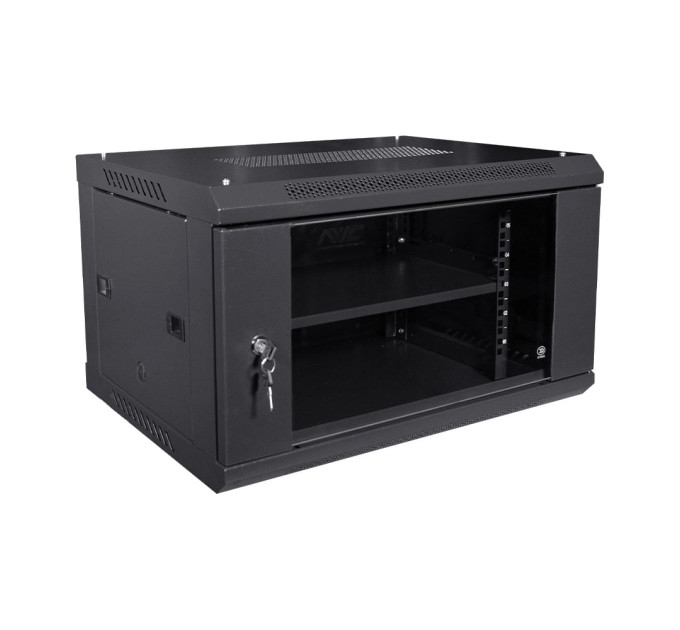 Комутаційна шафа NVC-6U/600x450x350 Black